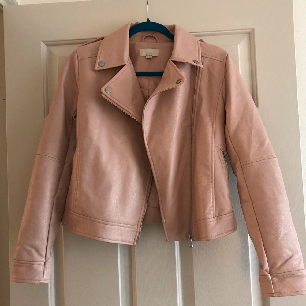 LOFT faux-leather moto jacket